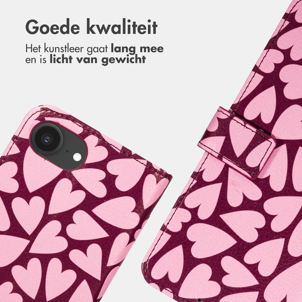 imoshion Design Bookcase Apple iPhone 17e / 16e - Hearty Blush