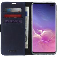 Valenta Classic Luxe Bookcase Samsung Galaxy S10 Plus - Blauw