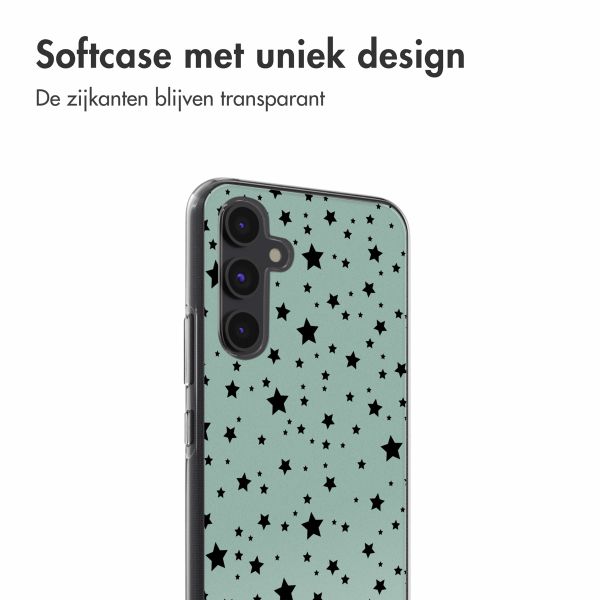 imoshion Design hoesje Samsung Galaxy A54 (5G) - Stars Mint