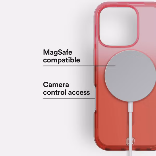 BodyGuardz Ace Pro MagSafe Backcover Apple iPhone 16 Pro - Orange / Ombre
