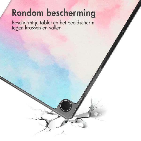 imoshion Design Trifold Bookcase Samsung Galaxy Tab A11 Plus / A9 Plus - Sky