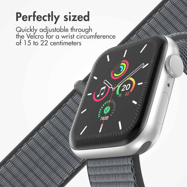 imoshion Nylon Strap Apple Watch | 38/40/41/42 mm - Ash Green