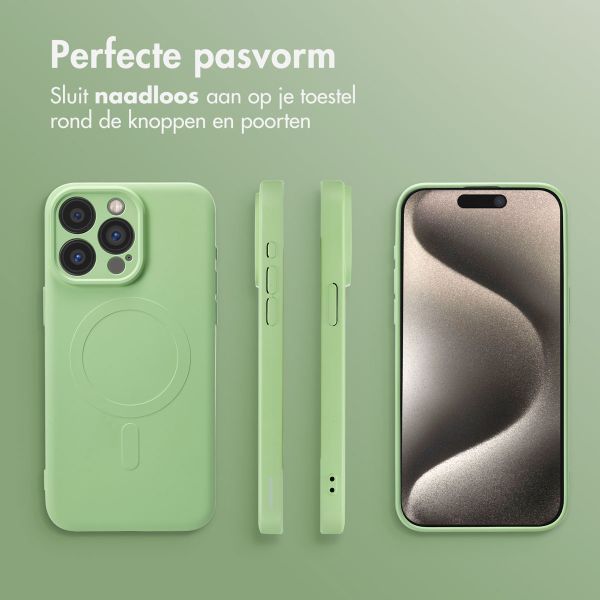 imoshion Color Backcover met MagSafe Apple iPhone 15 Pro Max - Groen