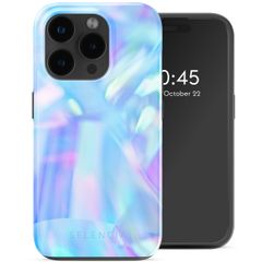 Selencia Vivid Tough Backcover met MagSafe iPhone 15 Pro Max - Holographic Blue Dream