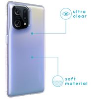 imoshion Softcase Backcover Oppo Find X5 (5G) - Transparant