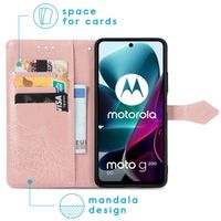 imoshion Mandala Bookcase Motorola Moto G200 - Rosé Goud