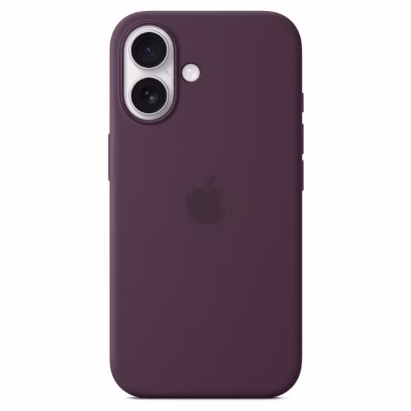 Apple Silicone Backcover MagSafe Apple iPhone 16 - Plum