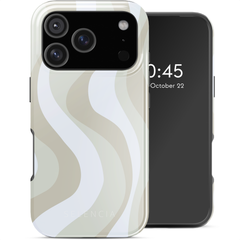 Selencia Vivid Back Cover with MagSafe Apple iPhone 17 Pro - Desert Waves Beige
