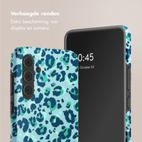 Selencia Vivid Backcover Samsung Galaxy A55 - Wild Spots Light Blue