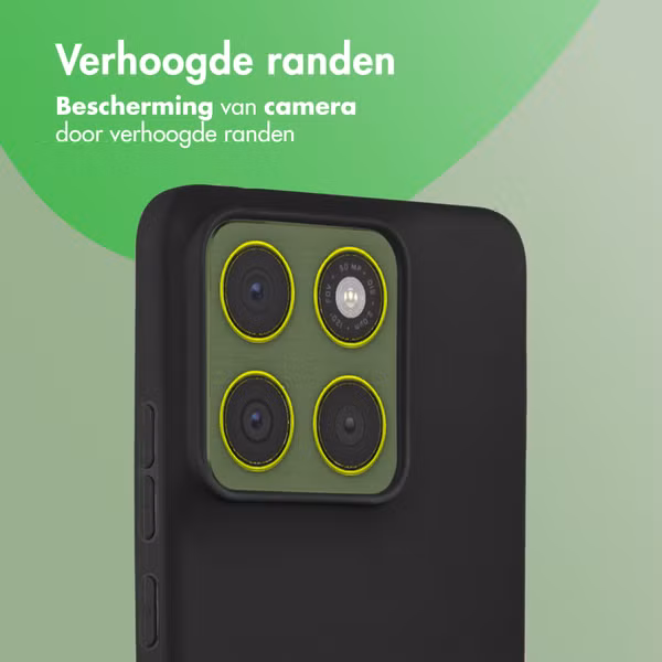 imoshion Color Backcover Motorola Edge 70 - Zwart