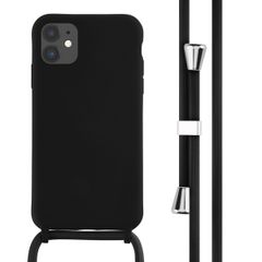 imoshion Silicone Case with Strap Apple iPhone 11 - Black