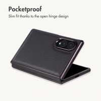imoshion Faux Leather Case Samsung Galaxy Z Fold 8 - Black