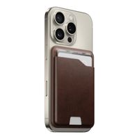 Nomad Leather Mag Wallet met Apple Find My Tracking - Brown