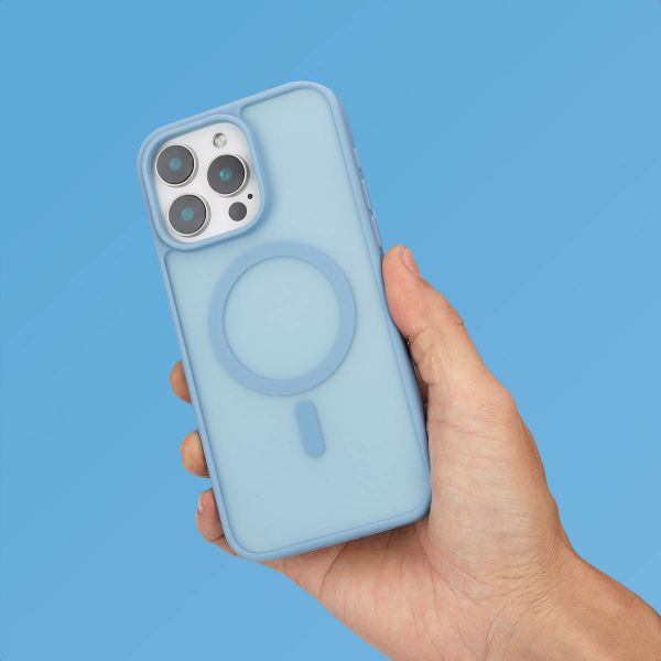 imoshion Colour Guard Back Cover with MagSafe Apple iPhone 15 Pro Max - Light blue