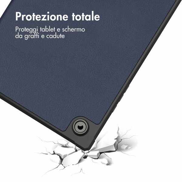 imoshion Trifold Bookcase Samsung Galaxy Tab A8 - Donkerblauw