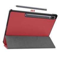 imoshion Trifold Bookcase Samsung Galaxy Tab S8 Plus / S7 Plus / S7 FE 5G - Rood