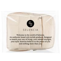 Selencia Vaya Puffy Laptop Rugzak 16 inch - Soft Ivory