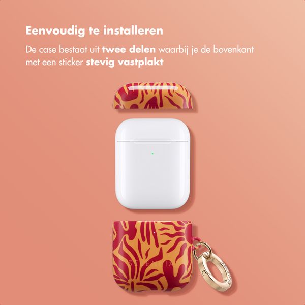 Selencia Vivid Case Apple AirPods 1 / 2 - Tropical Vibes Apricot