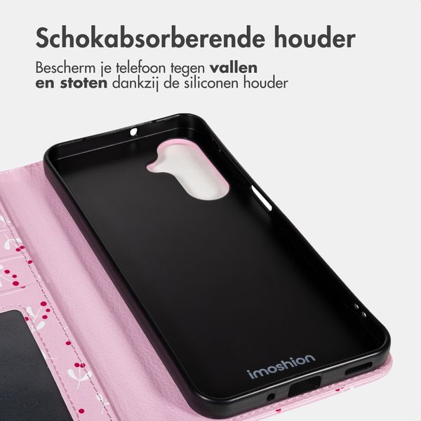 imoshion Design Bookcase Samsung Galaxy A35 - Blush Berries