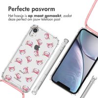 imoshion Design hoesje met koord Apple iPhone Xr - Crab Watercolor