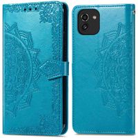 imoshion Mandala Bookcase Samsung Galaxy A03 - Turquoise