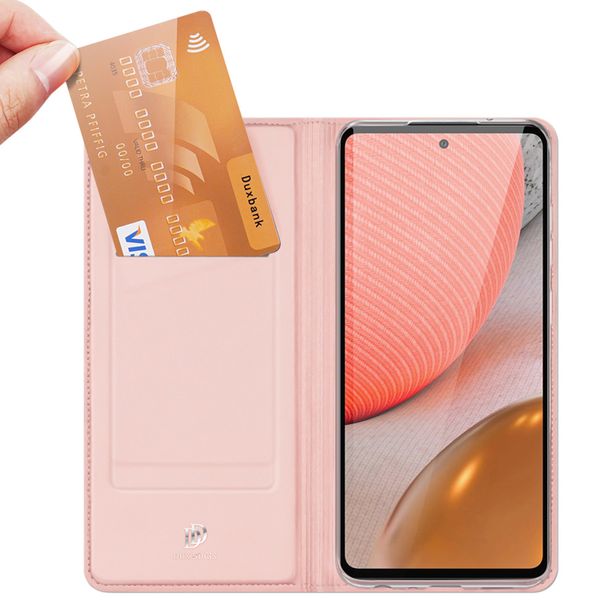 Dux Ducis Slim Softcase Bookcase Samsung Galaxy A72 - Rosé Goud