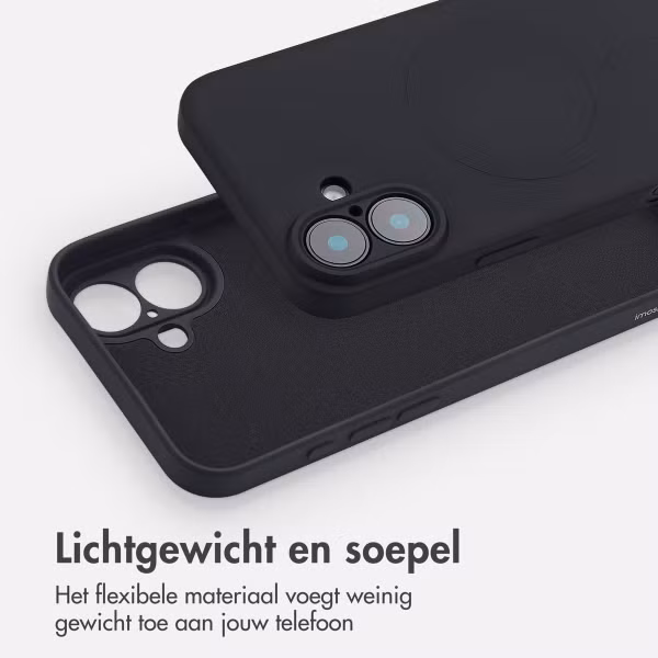 imoshion Color Backcover met MagSafe Apple iPhone 16 Plus - Zwart