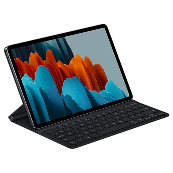 Samsung Originele Book Cover Keyboard Galaxy Tab S8 / Tab S7 - QWERTY - Zwart