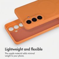 imoshion Colour Back Cover with MagSafe Samsung Galaxy S26 - Orange