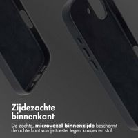 Accezz MagSafe Leather Backcover Apple iPhone 17 - Onyx Black