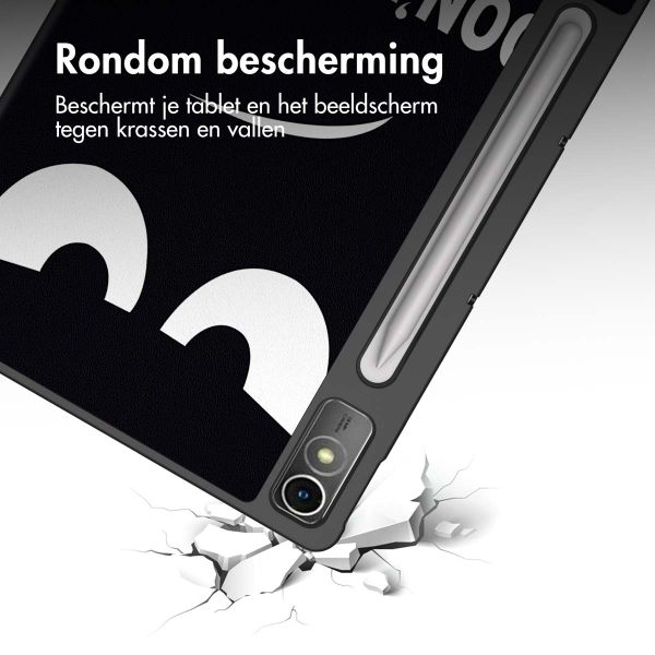 imoshion Design Trifold Bookcase Lenovo Tab P12 - Don't touch