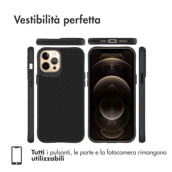 imoshion Rugged Hybrid Case Apple iPhone 12 Pro Max - Zwart