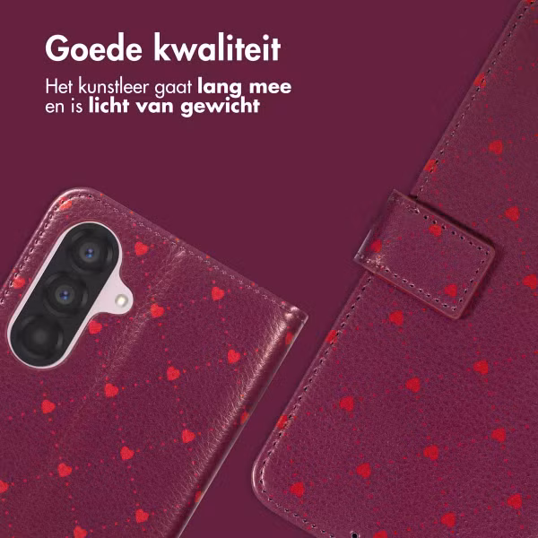 imoshion Design Bookcase Samsung Galaxy A56 - Crush Check Coral Dust