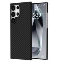 Accezz MagSafe Kevlar Backcover Samsung Galaxy S24 Ultra - Zwart