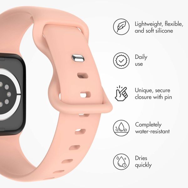 imoshion Silicone⁺ Strap Apple Watch | 38/40/41/42 mm - Size S/M - Vintage Rose
