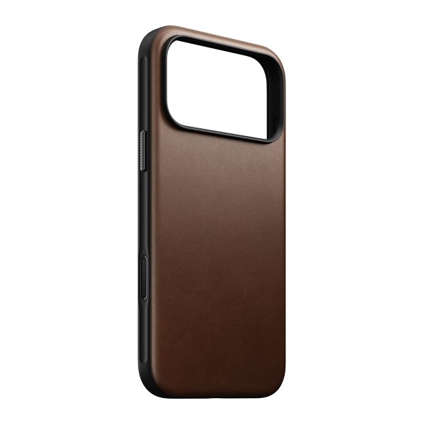 Nomad Modern Leather Case met MagSafe Apple iPhone 17 Pro Max - Bruin