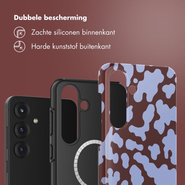 Selencia Vivid Backcover met MagSafe Samsung Galaxy S25 - Moo'd Lavender Glow