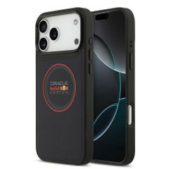 Red Bull Racing Meshed PU Leather Backcover MagSafe Apple iPhone 17 Pro Max - Navy