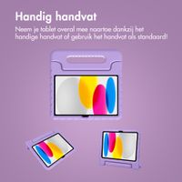 imoshion Kidsproof Backcover met handvat Apple iPad 11 (2025) 11 inch A16 / iPad 10 (2022) 10.9 inch - Lila