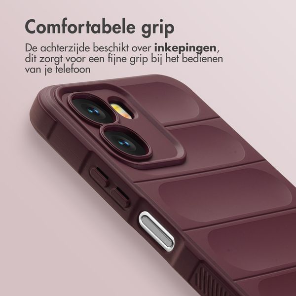 imoshion EasyGrip Backcover Oppo A6x (4G/5G) - Aubergine
