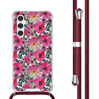 imoshion Design hoesje met koord Samsung Galaxy A54 (5G) - Flower Water