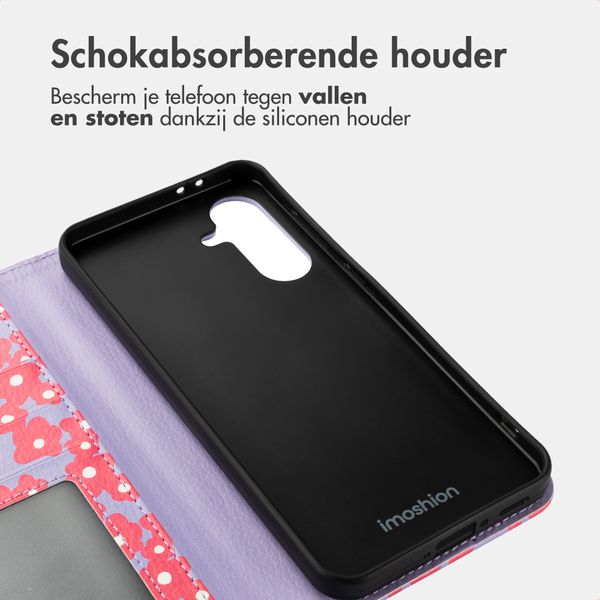 imoshion Design Bookcase Samsung Galaxy A36 - Dusty Rose Blossoms