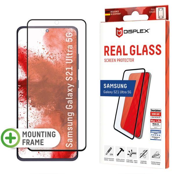 Displex Screenprotector Real Glass Fingerprint Sensor Samsung Galaxy S21 Ultra