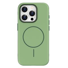 imoshion Color Backcover met Thin MagSafe Ring Apple iPhone 15 Pro - Donkergroen