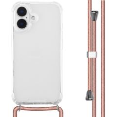 imoshion Backcover met koord Apple iPhone 16 - Rosé Goud