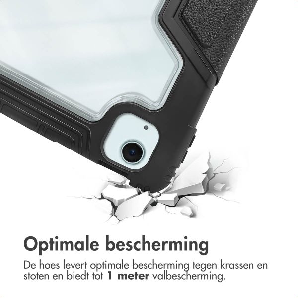 Accezz Rugged Trifold Bookcase Apple iPad Air 11 inch (2025) M3 / (2024) M2 / Air 5 (2022) / Air 4 (2020) - Zwart