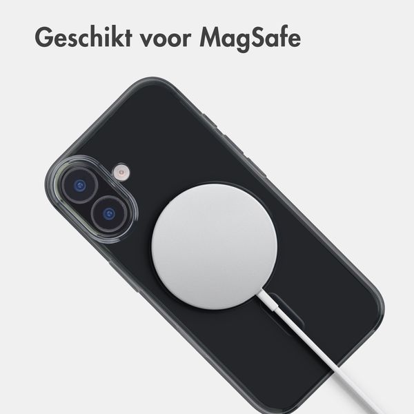 Accezz Lite Backcover met MagSafe Apple iPhone 16 - Smokey Clear