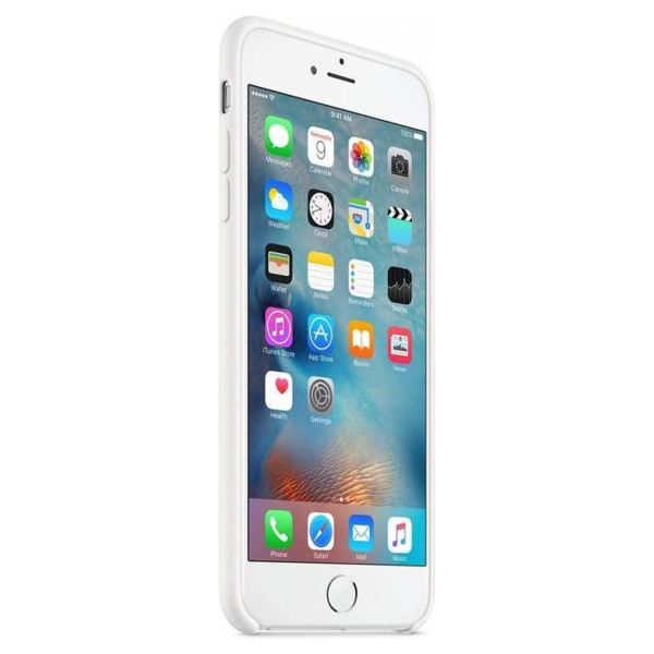 Apple Silicone Backcover iPhone 6(s) Plus - White