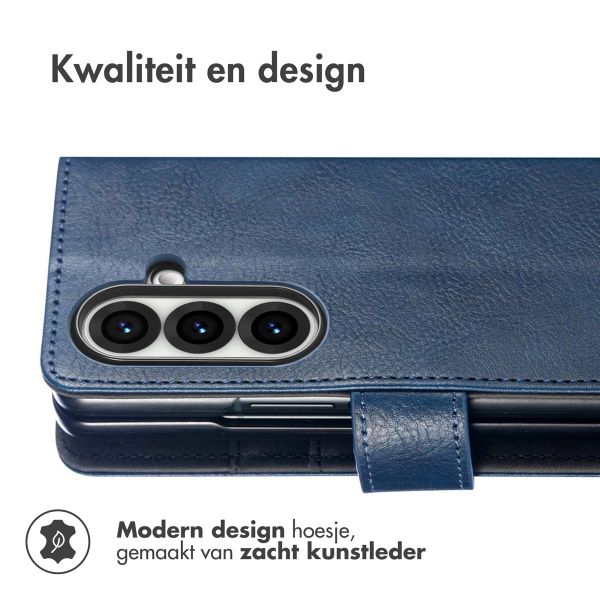 imoshion Luxe Bookcase Samsung Galaxy Fold 7 - Donkerblauw