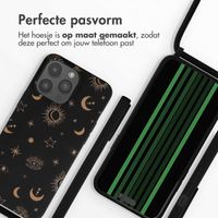 imoshion Siliconen design hoesje met koord iPhone 15 Pro Max - Sky Black